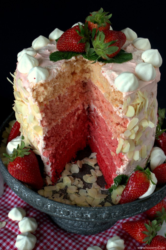 Ombre Strawberry Cake3